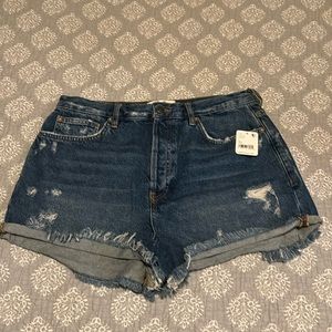 We the Free Free People Raw Hem Jean Shorts